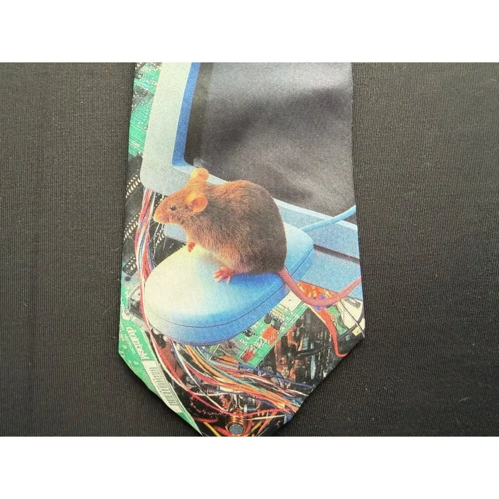 Vintage Y2K Computer Tie - IT Professional, Geek, Technology